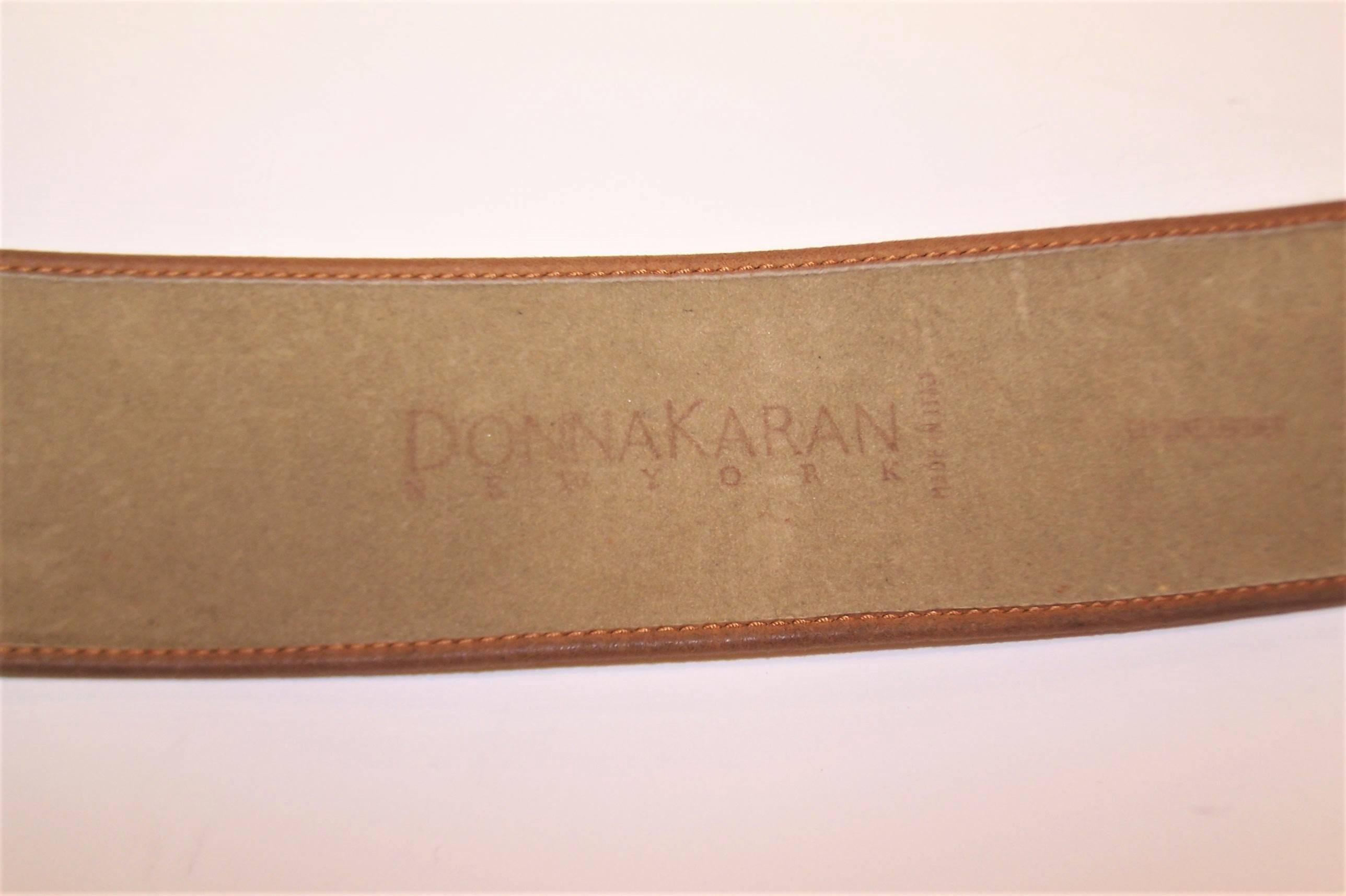 Sculptural 1980's Robert Lee Morris for Donna Karan Leather Belt 1