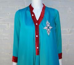 Vintage Mughal Inspired Indian Caftan Lounger