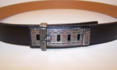 2001 Hermes Sterling Silver Touareg Collier De Chien Belt