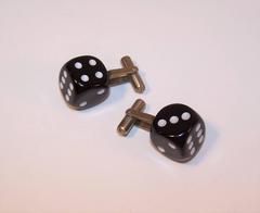 Vintage Christian Dior Dice Cufflinks