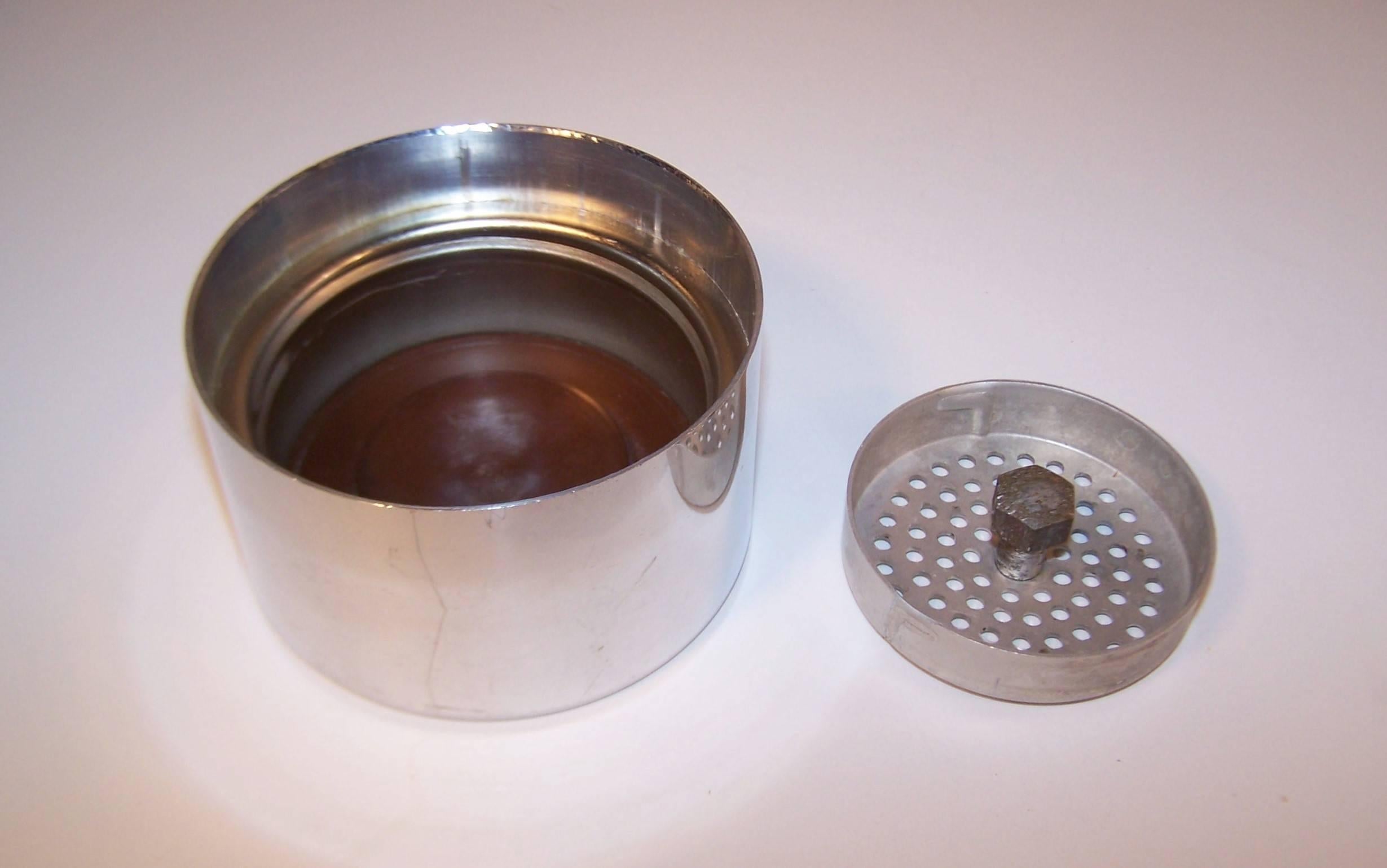 Art Deco 1930's Kromex 'Konga' Polished Aluminum Cocktail Shaker 2