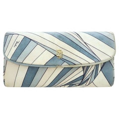 EMILIO PUCCI Italian Velvet Convertible Clutch Shoulder Strap Handbag, c.1970