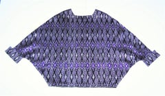 Vintage Star of Siam Hand Woven Thai Silk Top