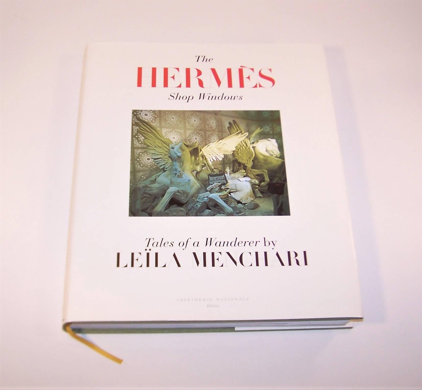 Well done window displays are a true art form incorporating everything from sculpture to a still life version of performance art.  Leila Menchari began her career with Hermes in the 1960's and has perfected her artistic vision throughout the seasons