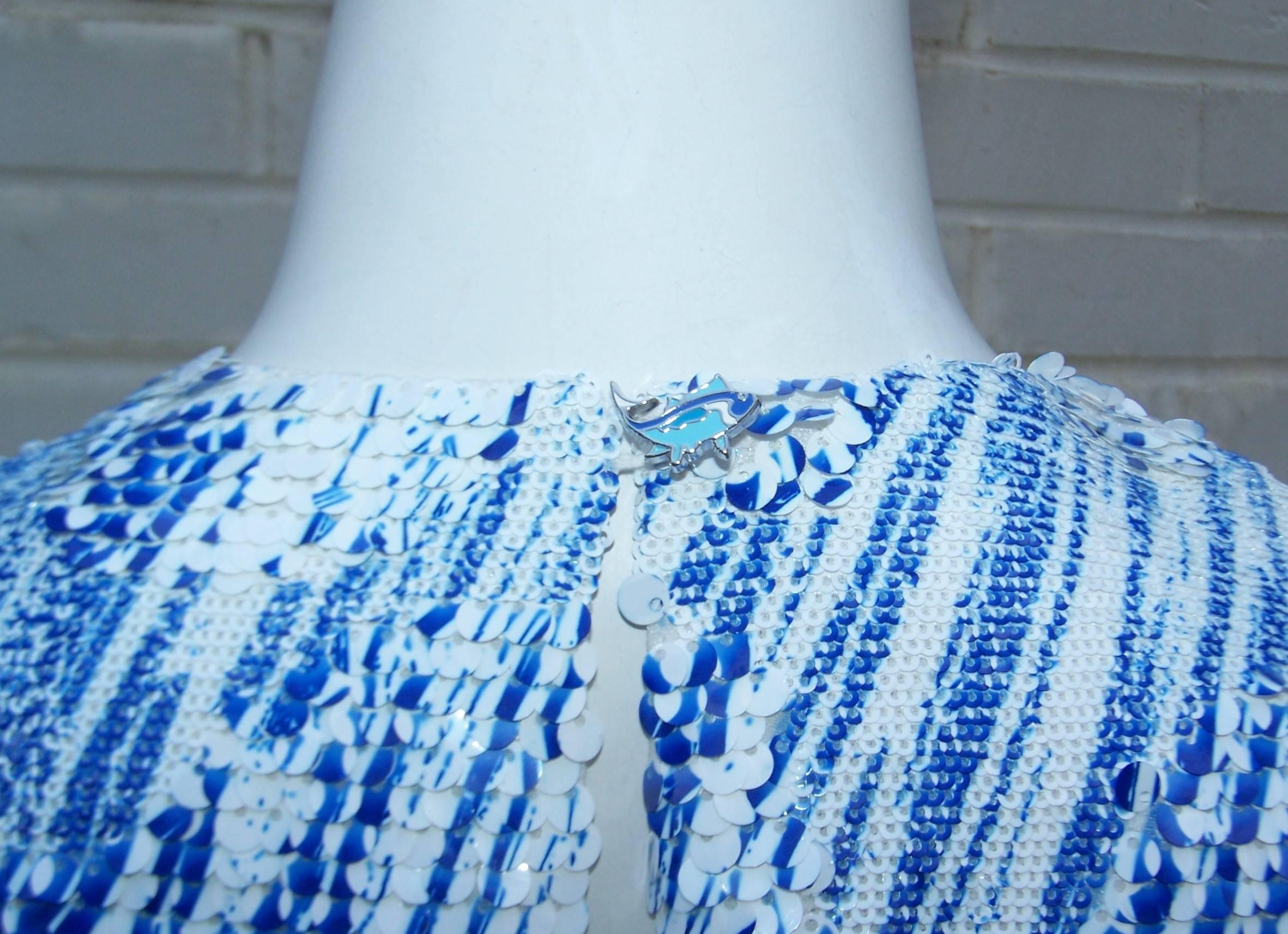 Women's Amazing Kenzo 'High Waves' Micro Mini Sequin Two Piece Dress Set