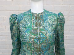 Regal 1960's Victoria Royal Fitted Brocade Jacket with Beading