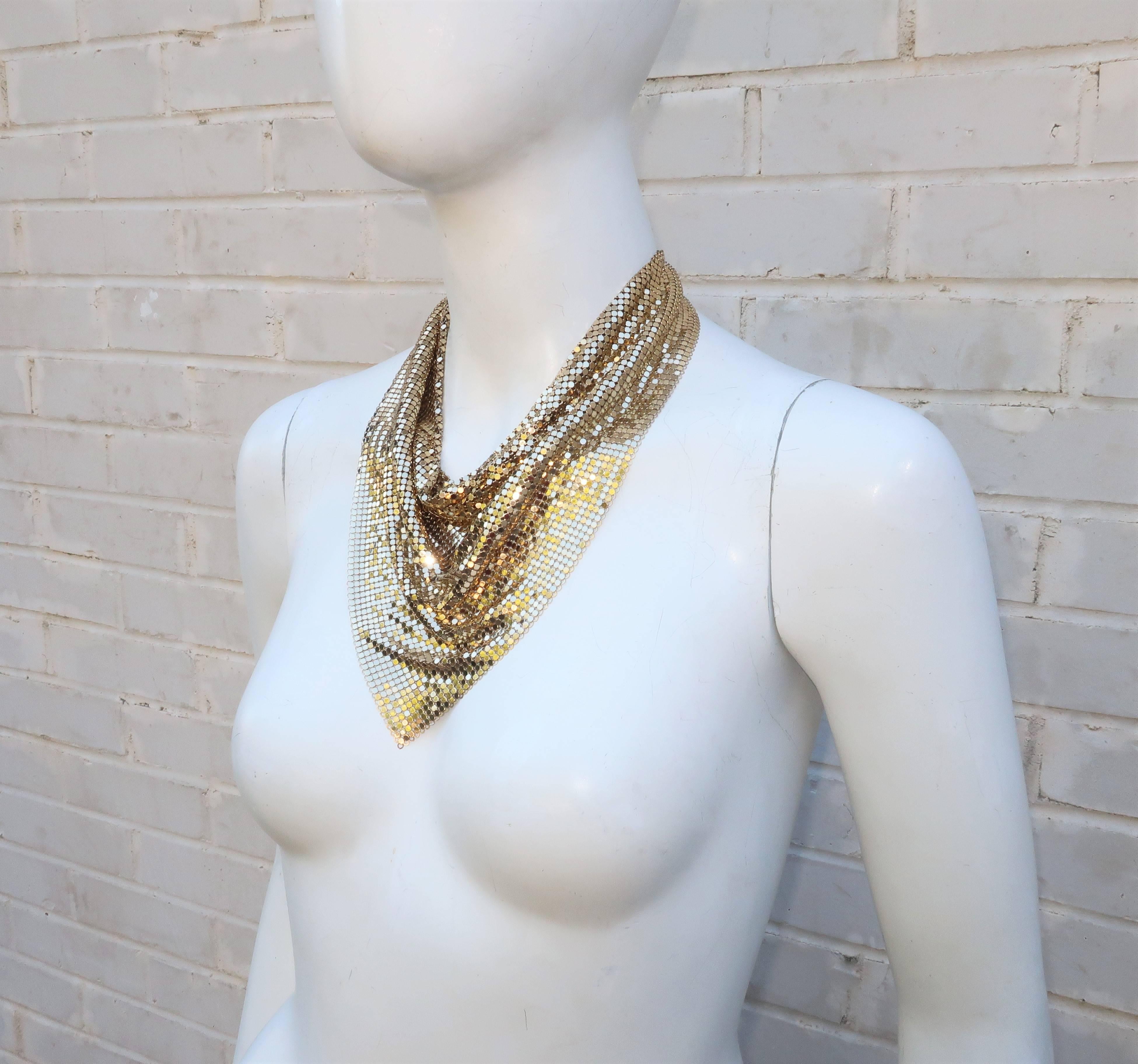 whiting davis gold chain necklace