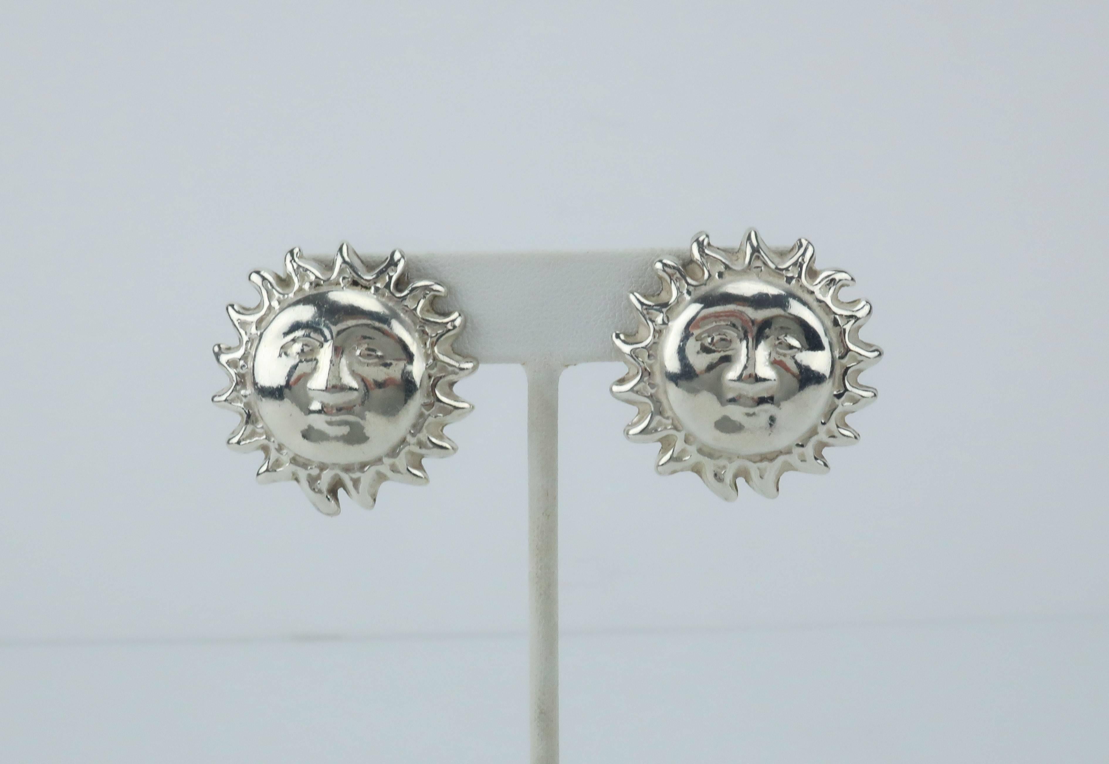 vintage mexican silver earrings
