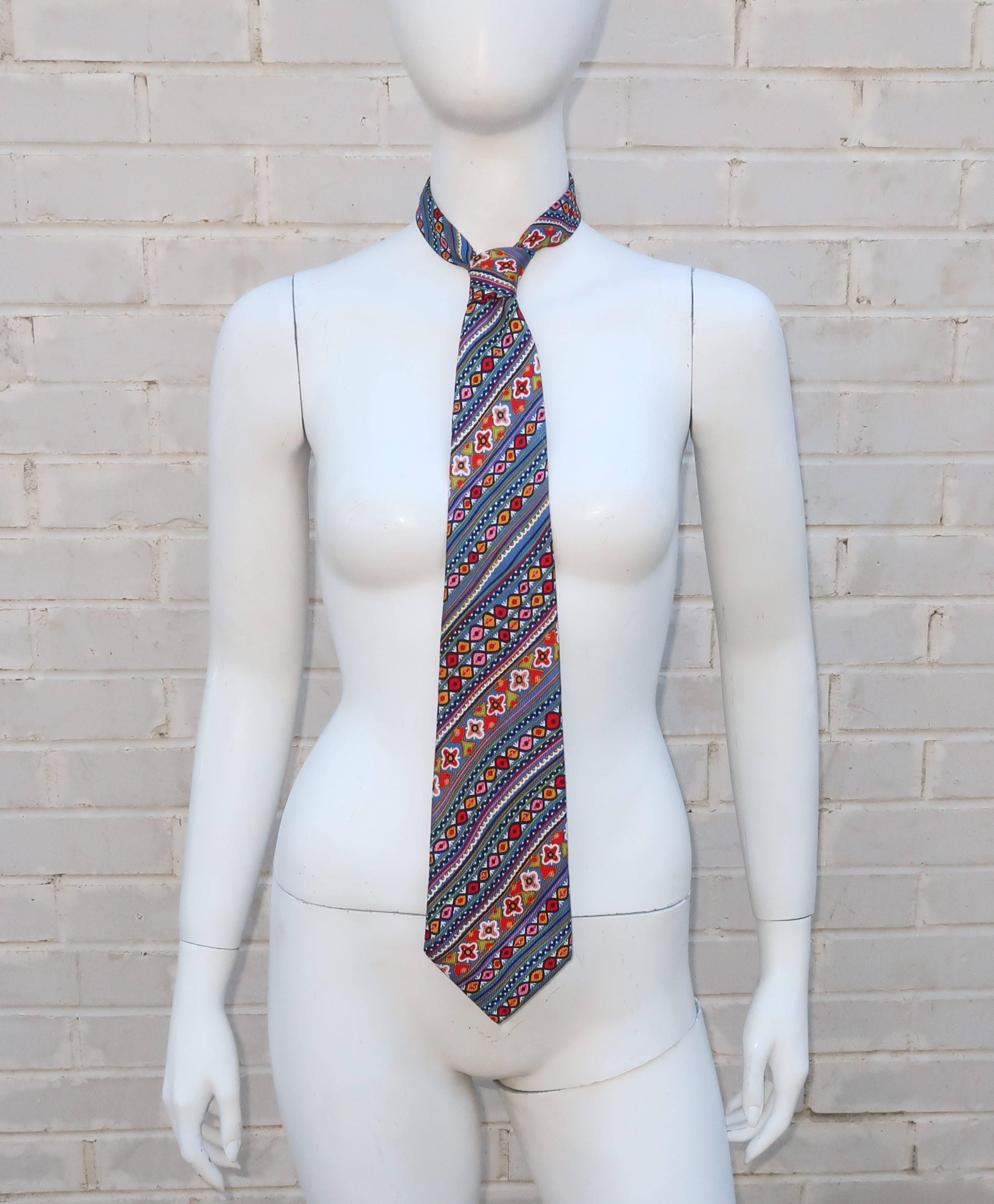 Vintage Christian Lacroix Men's Silk Necktie at 1stDibs | christian lacroix  ties