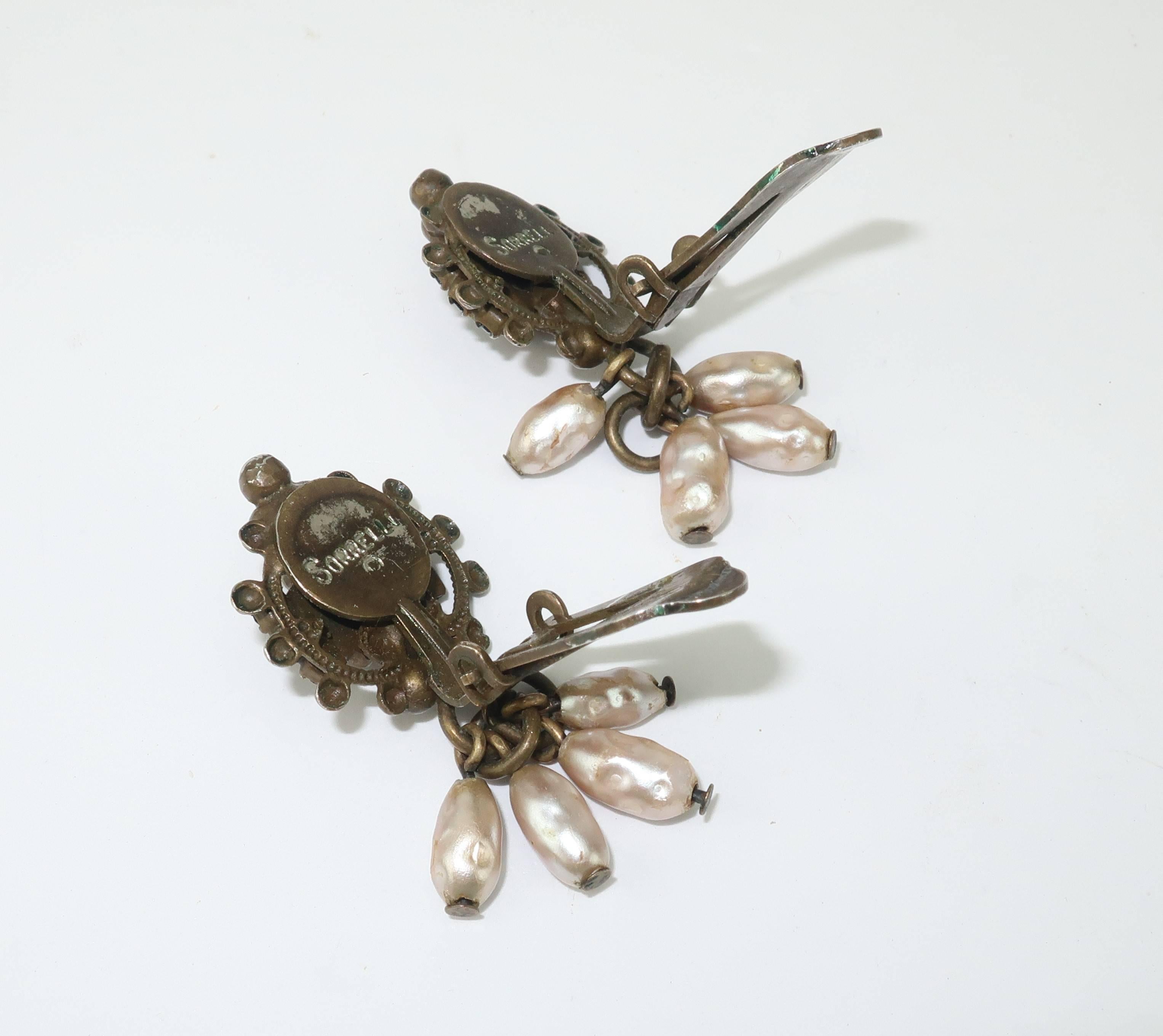 1980’s Sorrelli Victorian Inspired Earrings 3