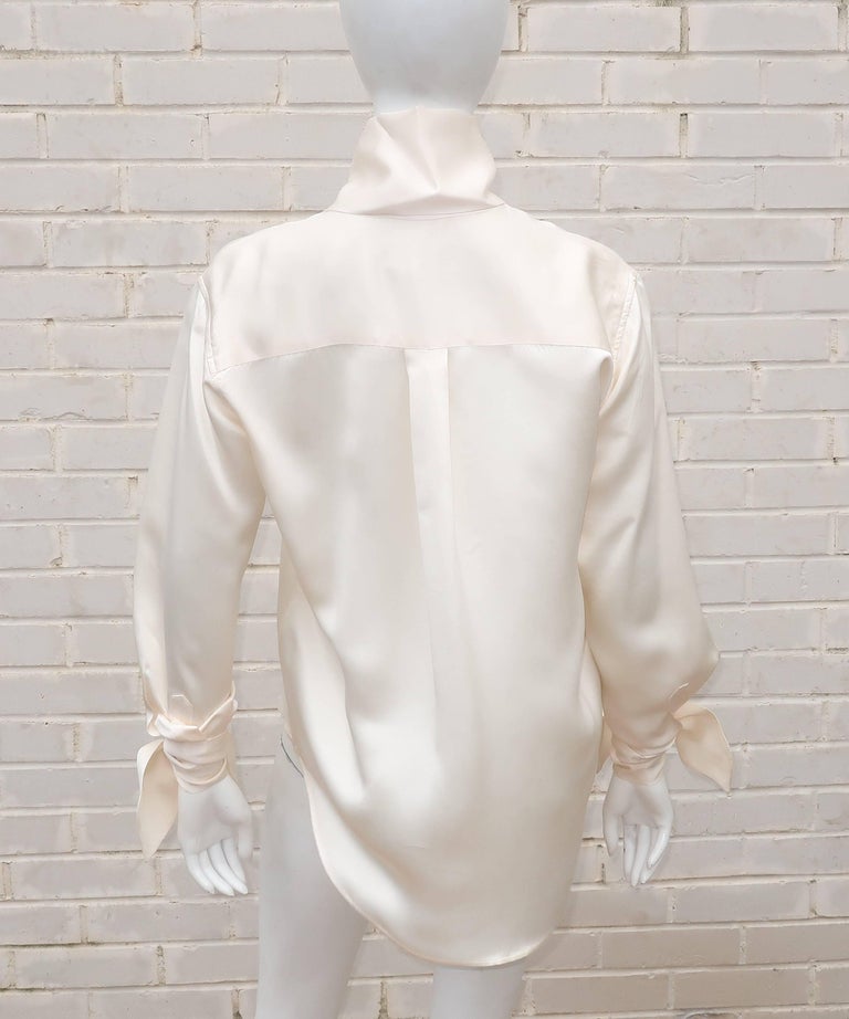 80s ROMEO GIGLI Silk Blouse (M)