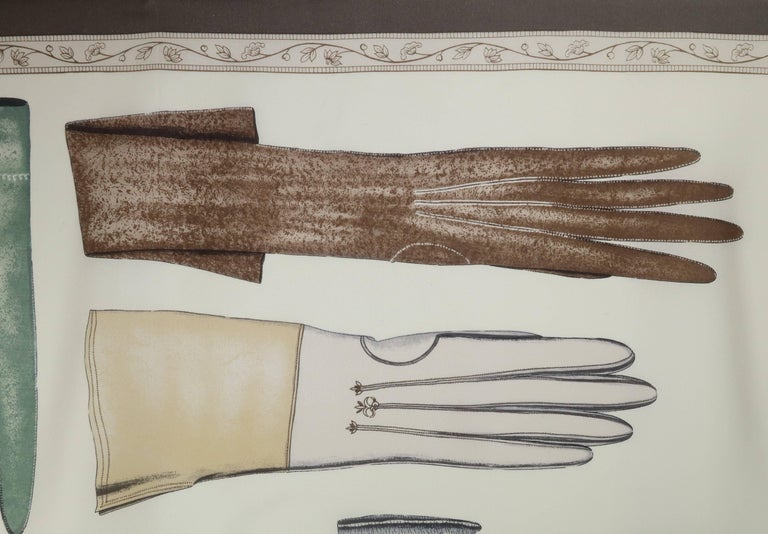 Women's Echo Museum Collection Silk Scarf With Trompe L’Oeil Gloves
