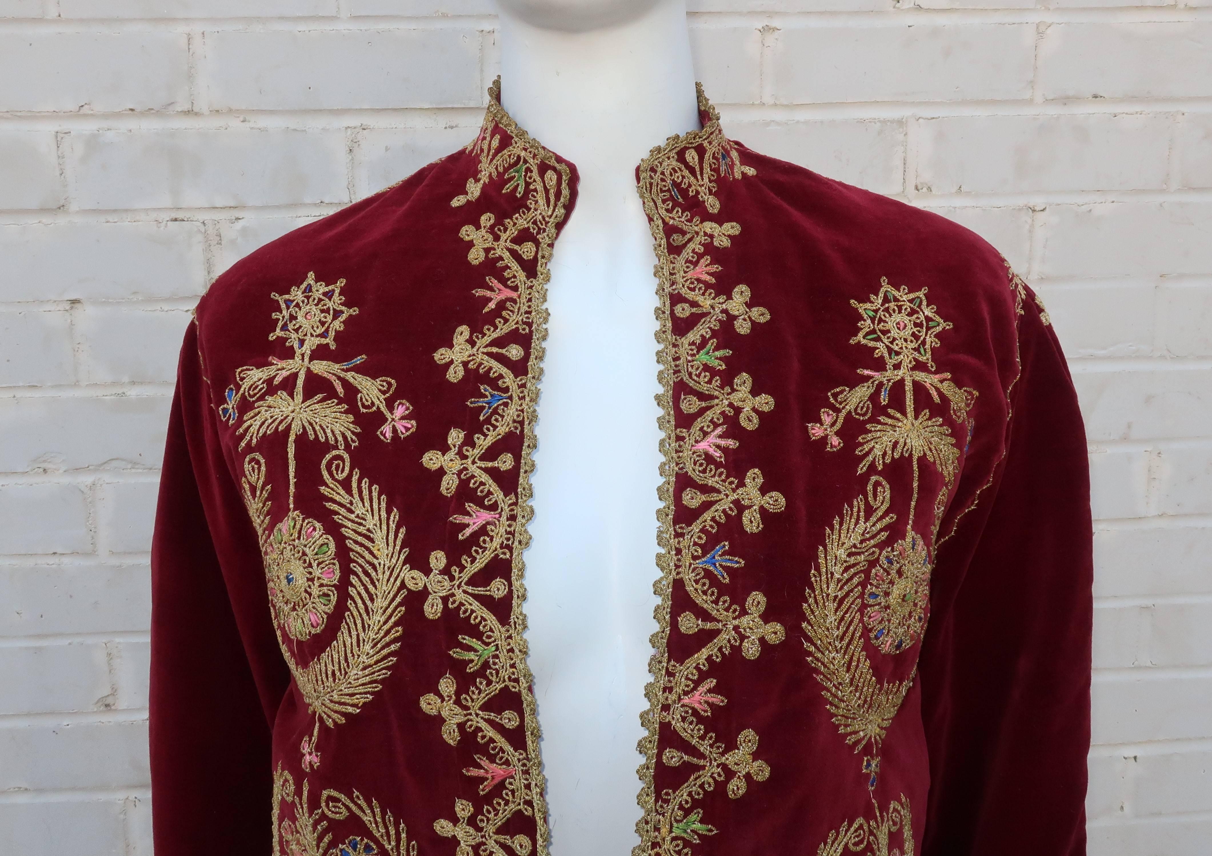 moroccan jacket embroidered