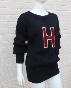 1960's Harvard Letterman 'Boyfriend' Varsity Sweater