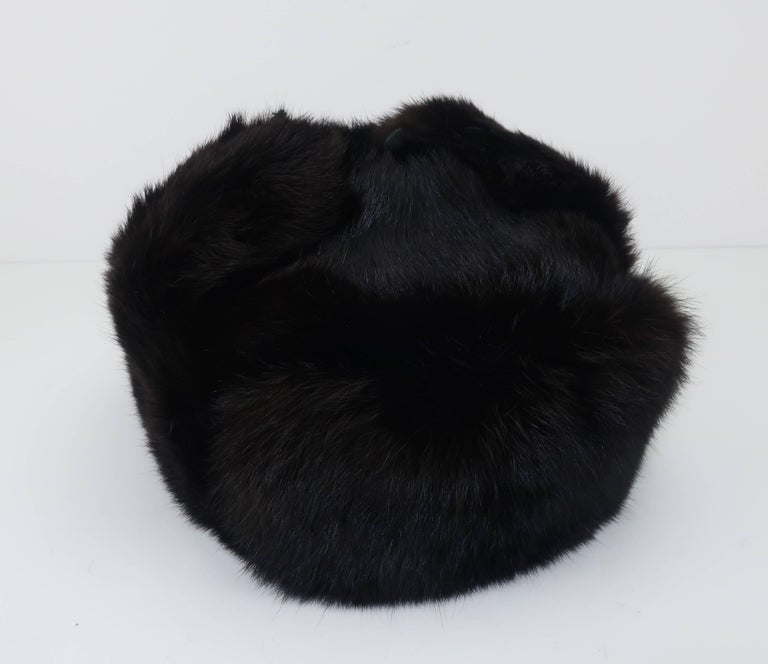Vintage Russian Sable Fur Hat With Ear Flaps at 1stDibs | russian sable ...