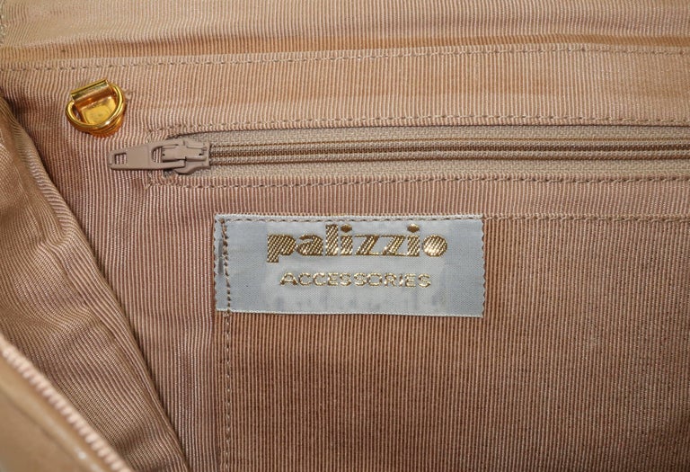 1970’s Palizzio Brown Patchwork Snakeskin Handbag at 1stDibs | palizzio ...