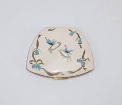1940’s Elgin American Wedding Themed Powder Compact