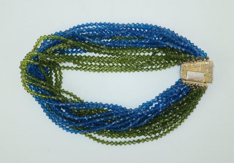 Olive Multi Beaded Necklace
