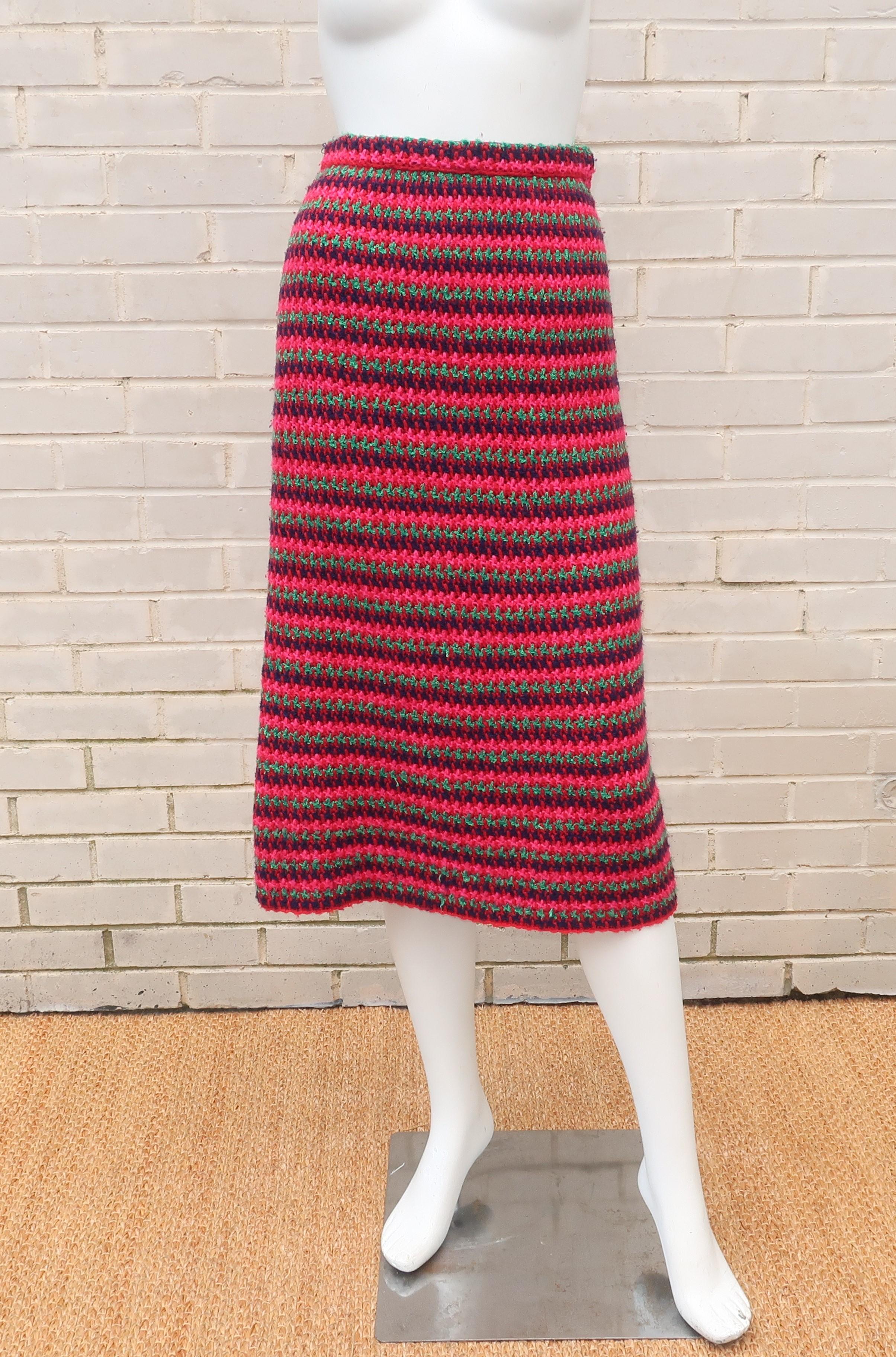 Murrell Hand Crocheted Knit Three Piece Suit, 1960s 7
