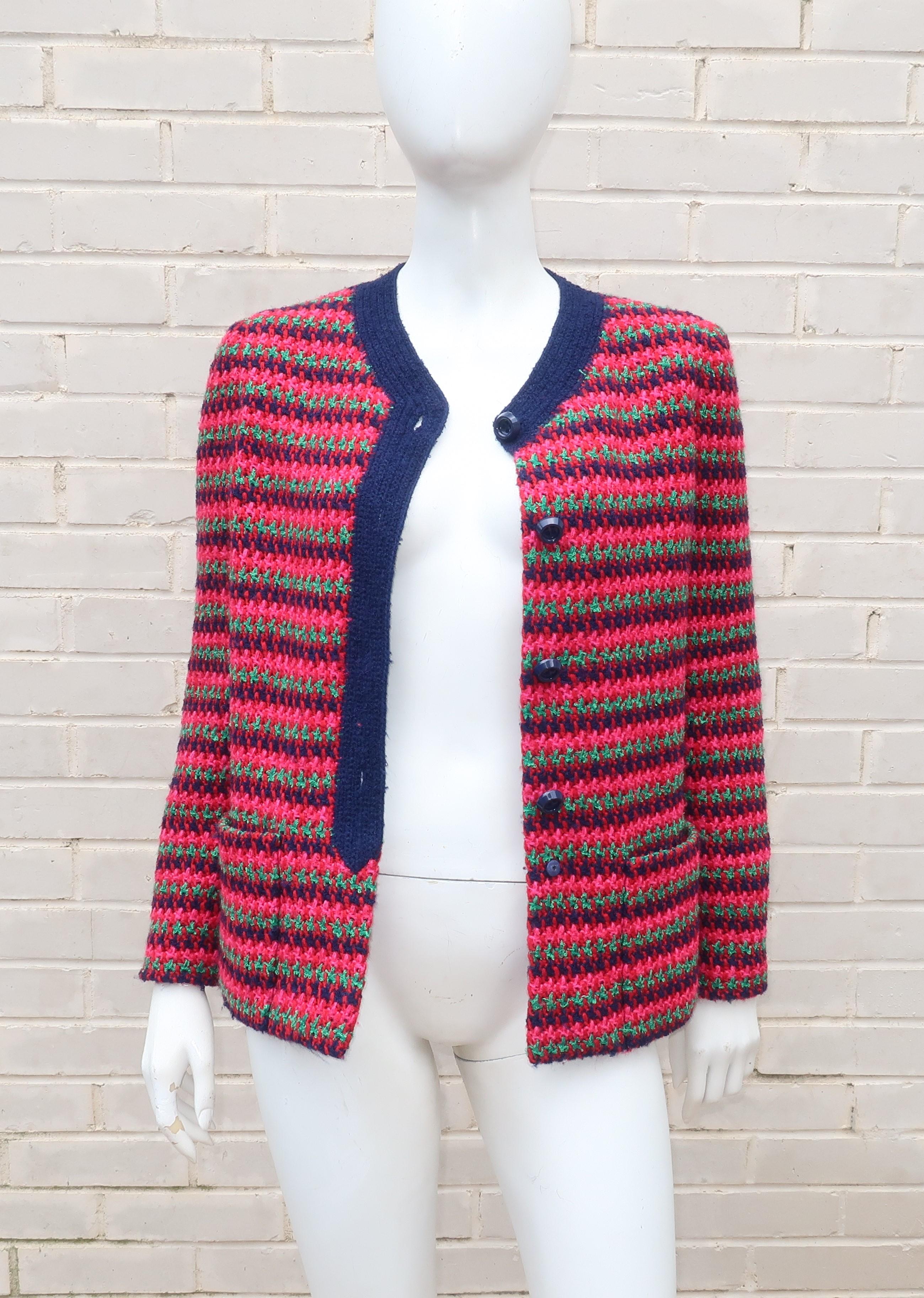 Murrell Hand Crocheted Knit Three Piece Suit, 1960s 6