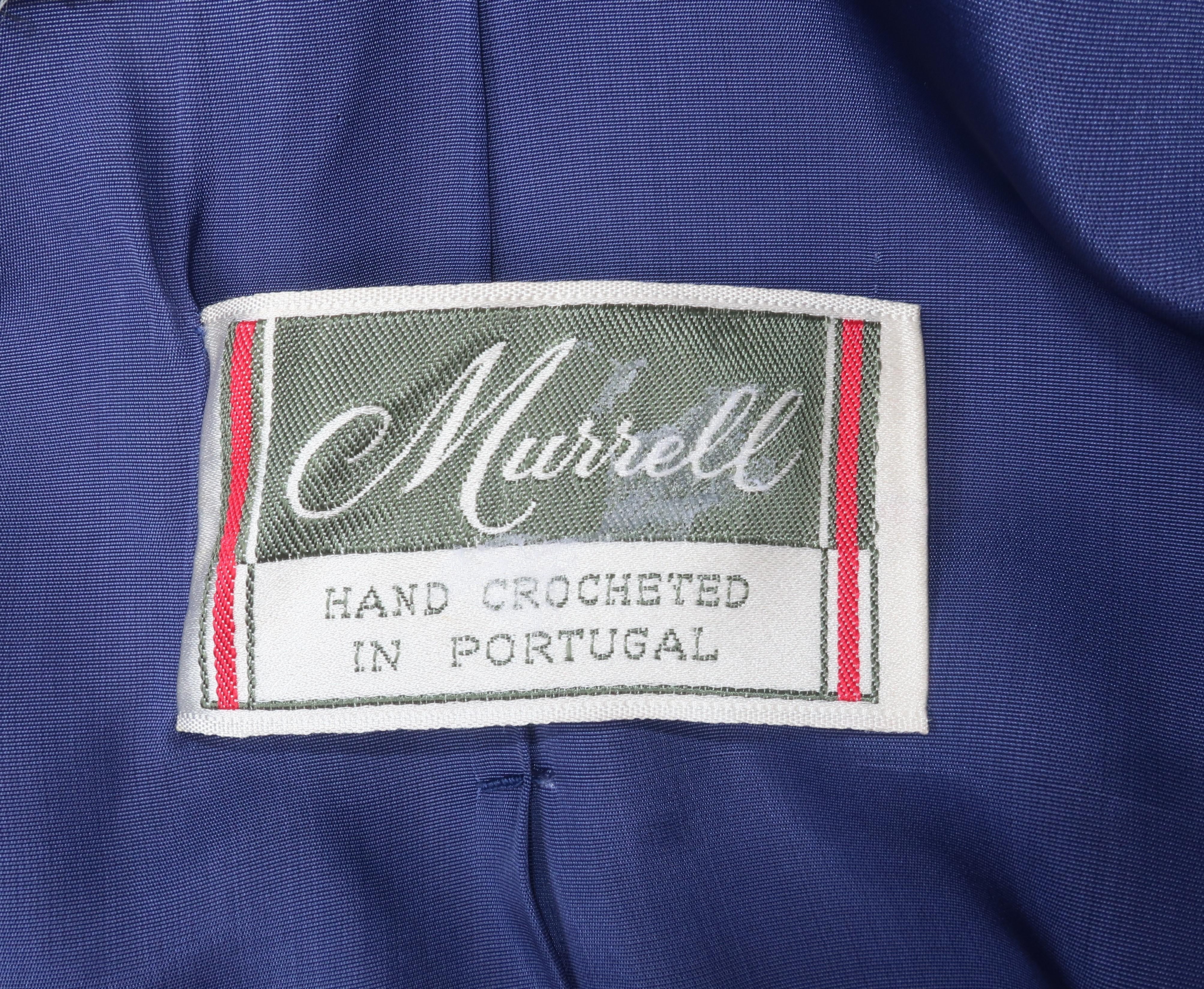 Murrell Hand Crocheted Knit Three Piece Suit, 1960s 9