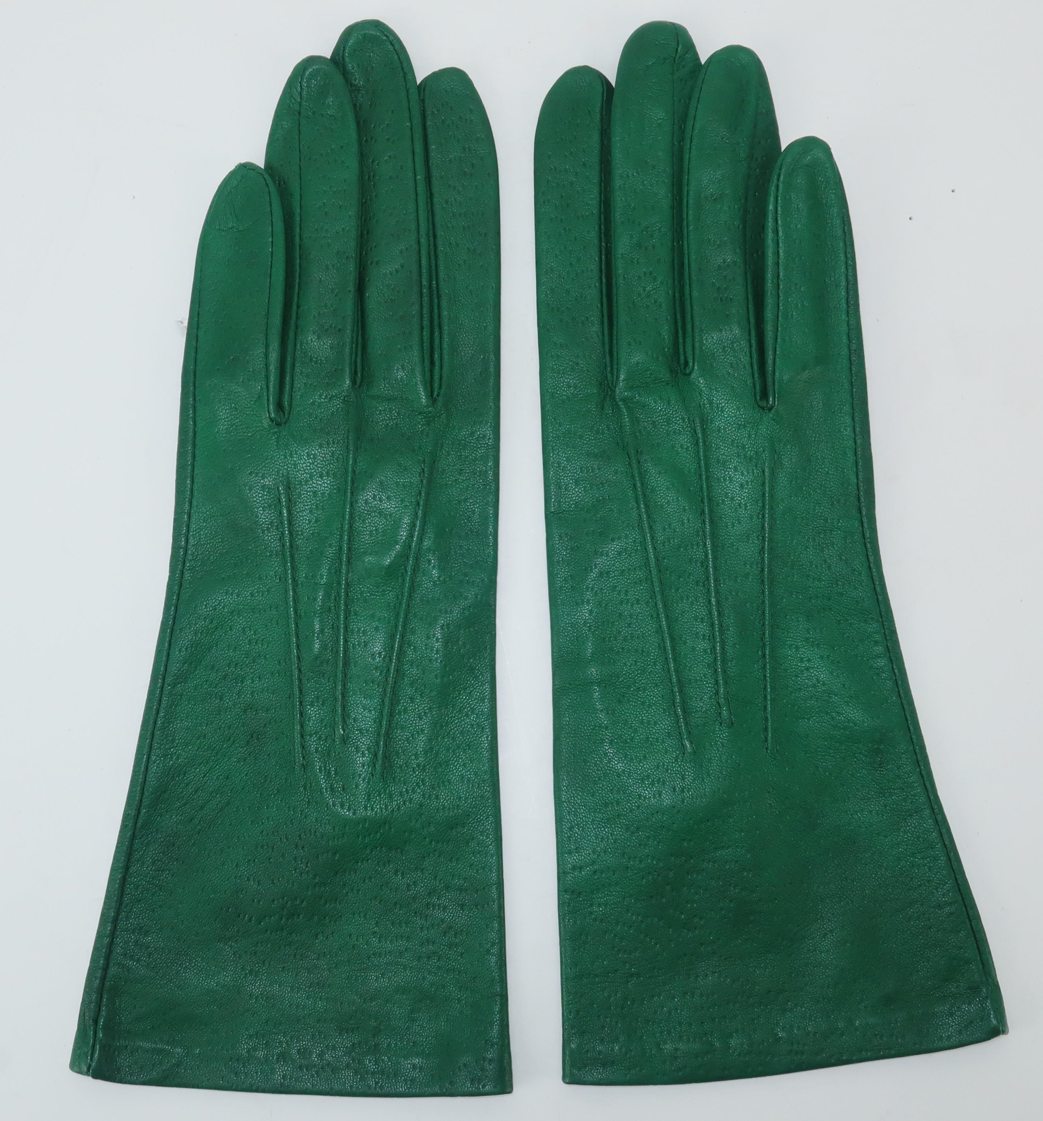 emerald green gloves