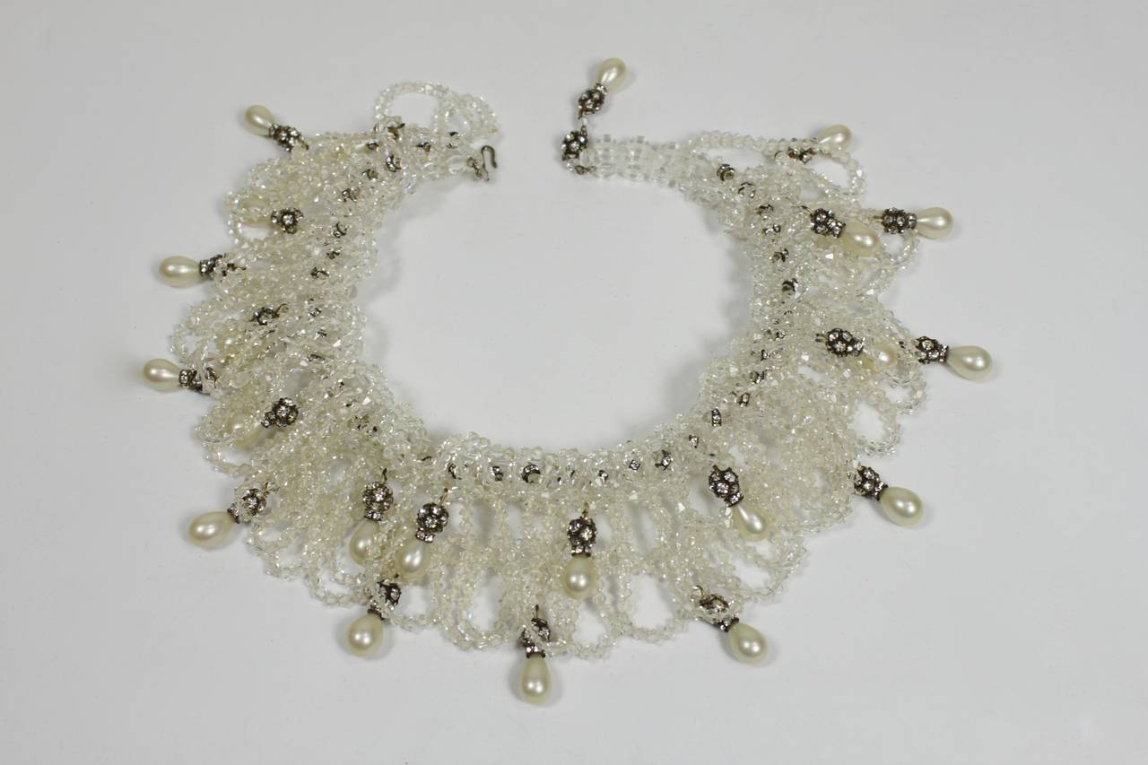 Coppola e Toppo Attribution Dazzling Collar Necklace In Excellent Condition In Los Angeles, CA