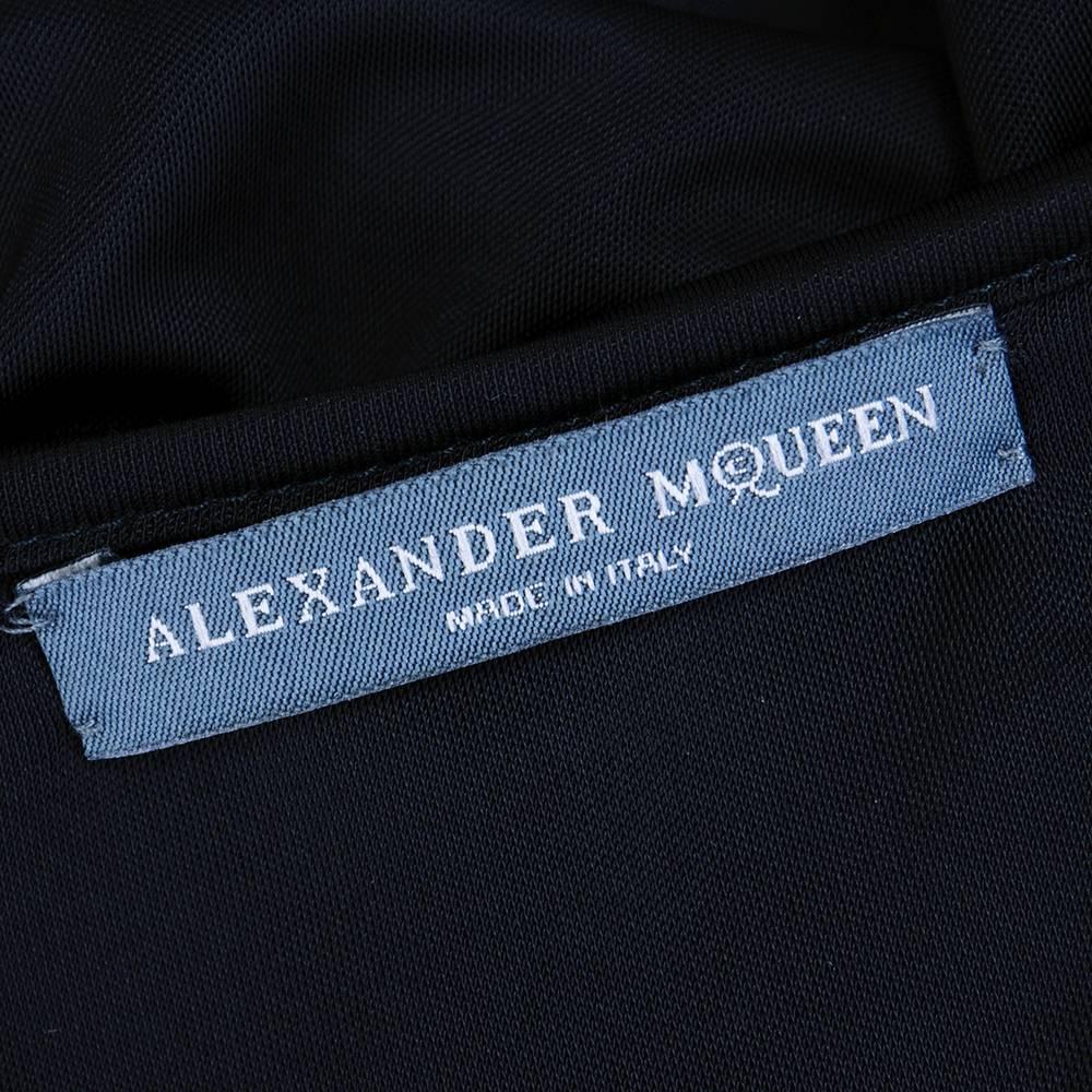 1990s Alexander McQueen Jersey Goddess Gown In Excellent Condition For Sale In Los Angeles, CA