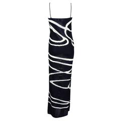 1990s Krizia Knit Full Length Dress