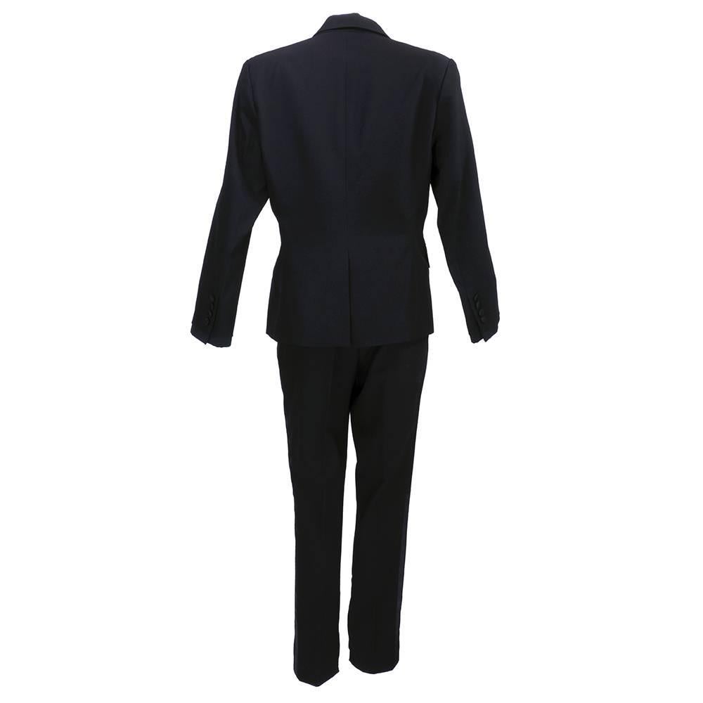 Yves Saint Laurent rive gauche Womens Tuxedo In Excellent Condition In Los Angeles, CA