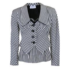 Valentino 1990s Matching Striped Jacket/Camisole