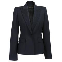 Alexander McQueen Classic Beaded Tux Jacket