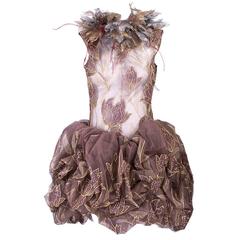 Vintage 1990s Unlabeled Designer Fantasy Dress
