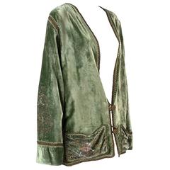 1920s Unlabelled Velvet Jacket