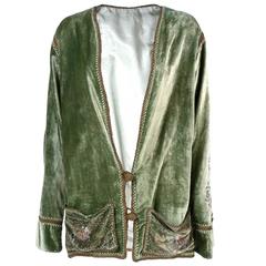 1920s Unlabelled Velvet Jacket