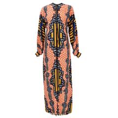 Galanos 1970s Two piece Ensemble in Bold Graphic