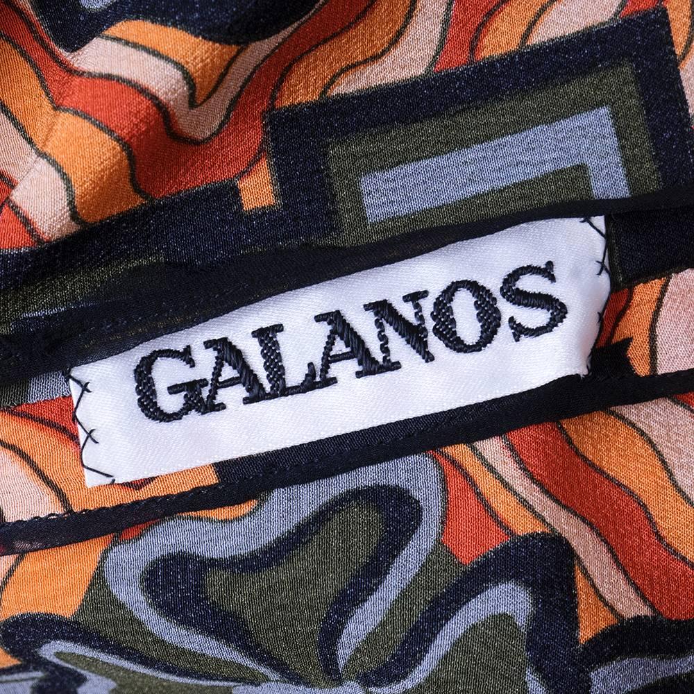 Galanos 1970s Two piece Ensemble in Bold Graphic 1