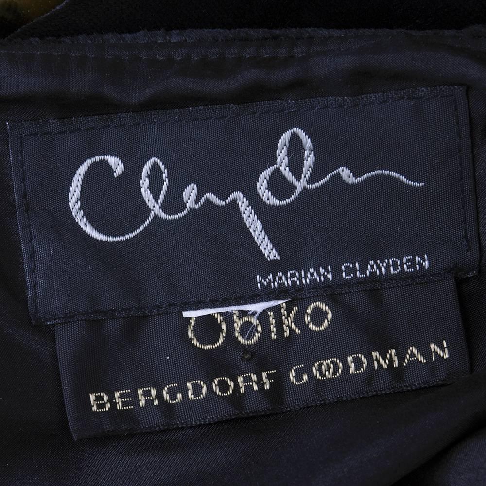 Women's Marian Clayden / OBIKO 1980s Hand Dyed Velvet Jacket
