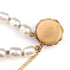 Miriam Haskell Double Strand Faux Pearl Bracelet