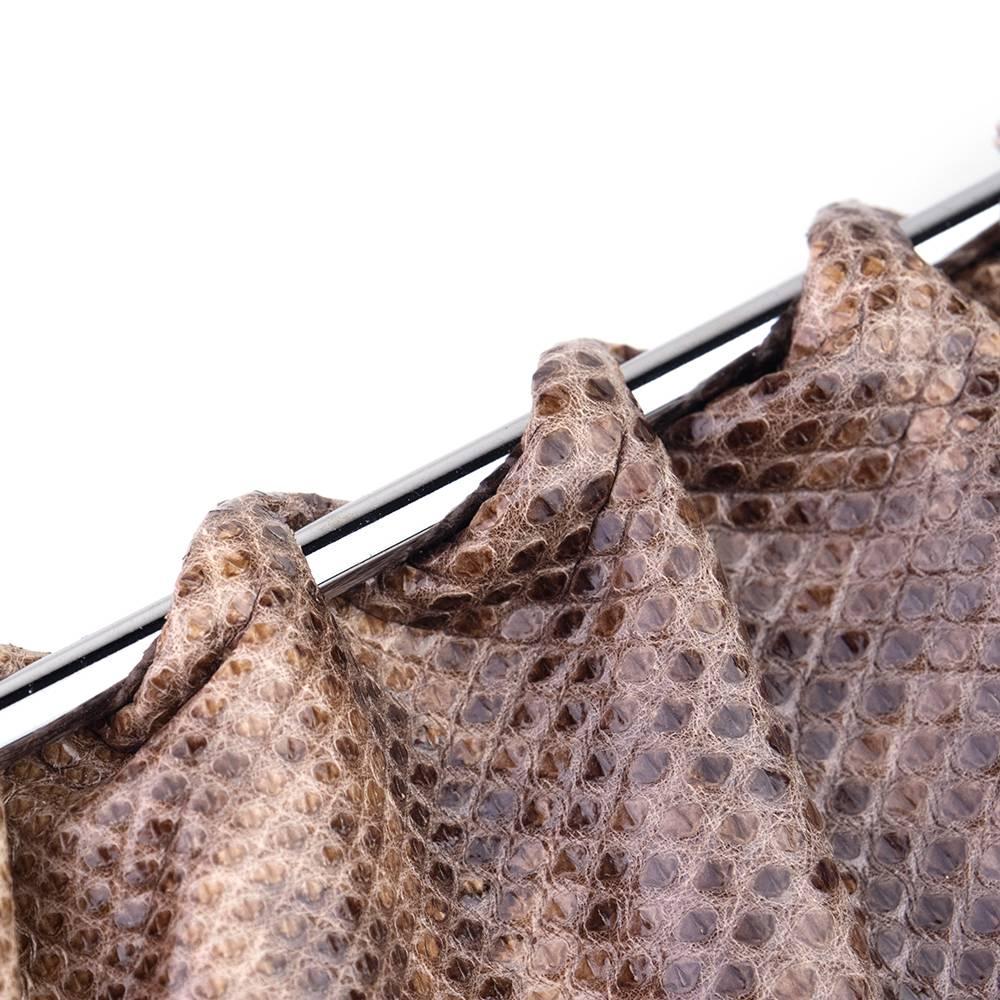 Brown Tom Ford for Gucci Snakeskin Clutch