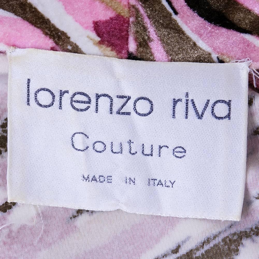 Lorenzo Riva Couture 1990s Jumpsuit Ensemble In Good Condition For Sale In Los Angeles, CA