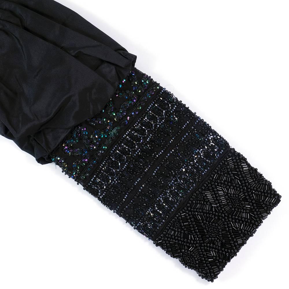 Callaghan 90s Black Beaded Blouse with Vest 1