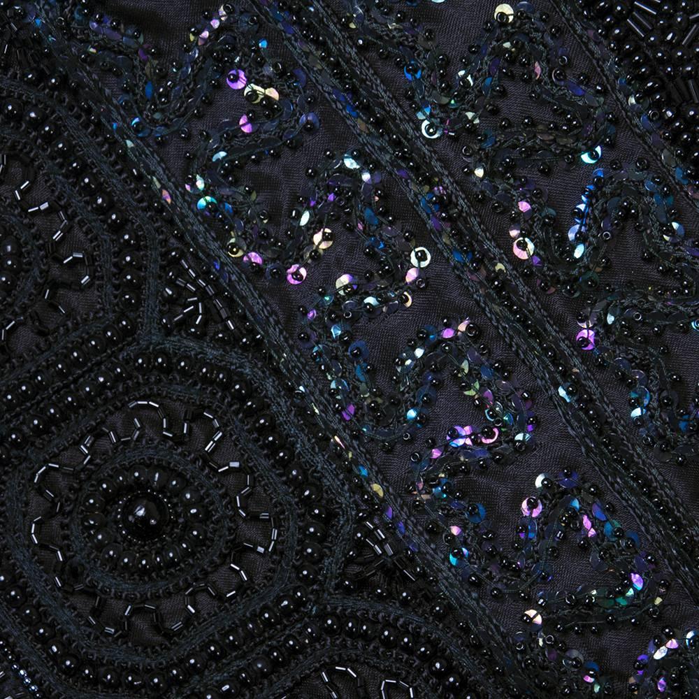 Callaghan 90s Black Beaded Blouse with Vest 3