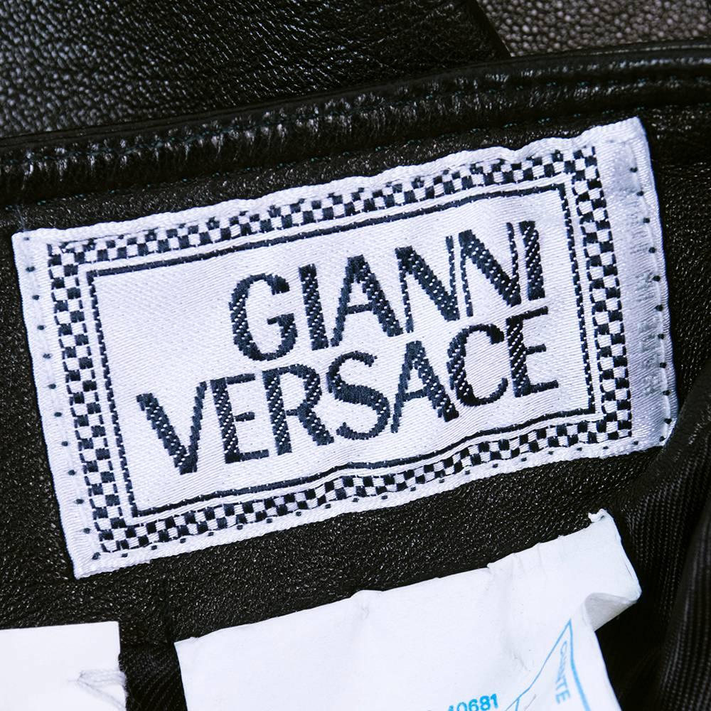 Gianni Versace Lifetime Biker Chic Leather Ensemble For Sale 1