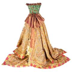 Gattinoni Couture 90s Extraordinary Ball Gown with Train