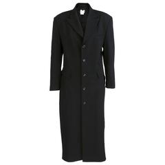 Comme des Garcons 90 Black Lightweight Coat 10