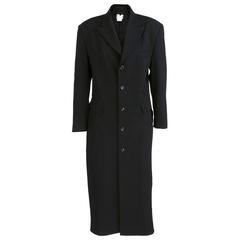 Comme des Garcons 90 Black Lightweight Coat