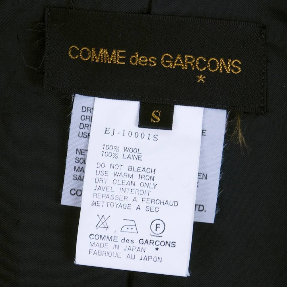 Women's Comme des Garcons 90 Black Lightweight Coat For Sale