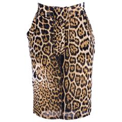 Yves Saint Laurent Early 2000s Leopard Ensemble