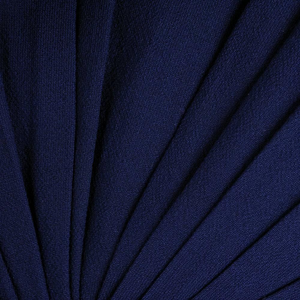 Fabiani Roma 50s Couture Blue Wool Dress Ensemble For Sale 4